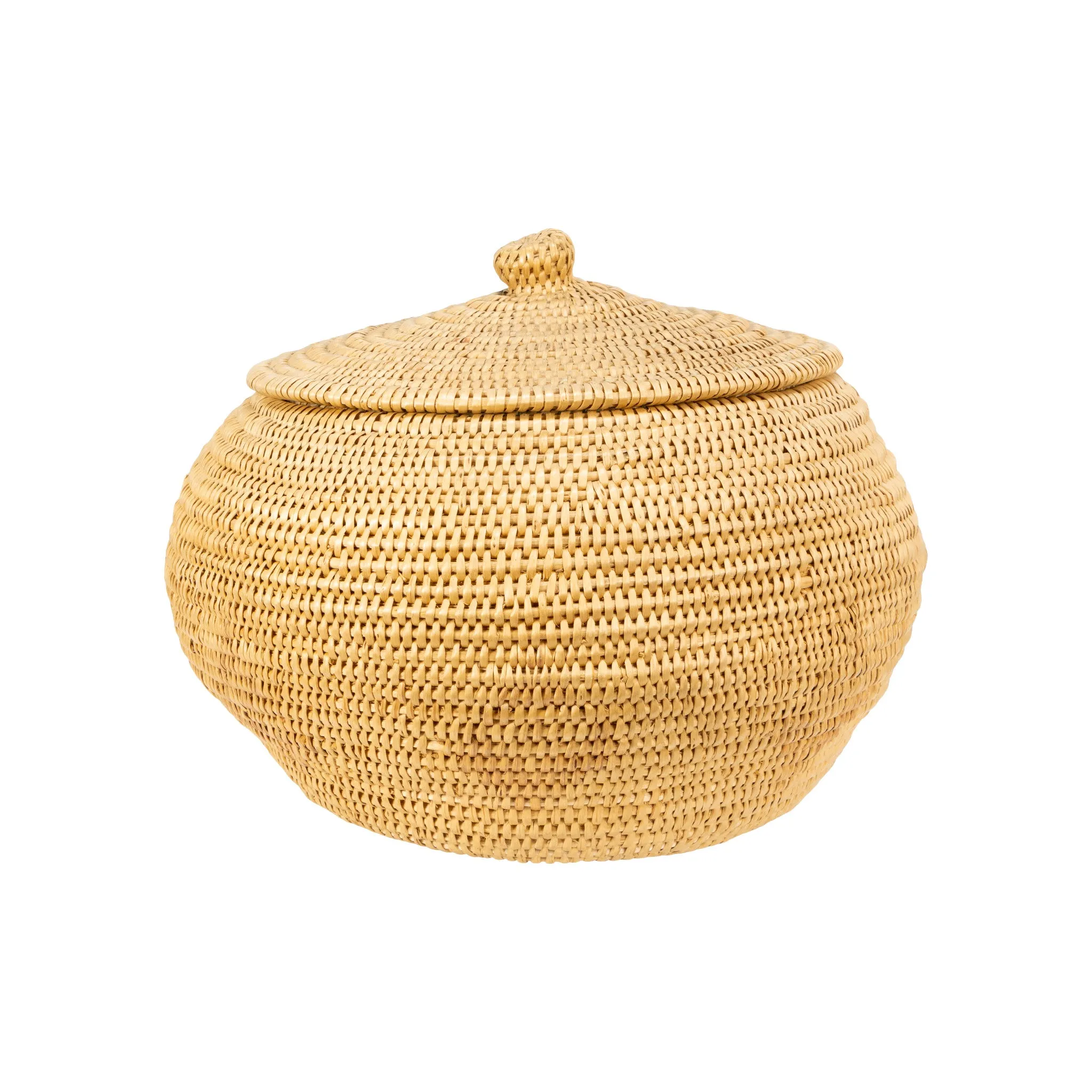 Shoshone/Bannock Lidded Basket