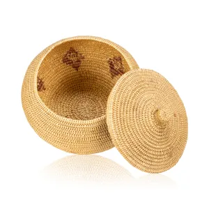 Shoshone/Bannock Lidded Basket