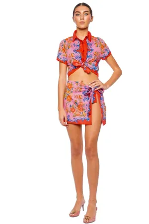 Sicily Floral Button Down Shirt