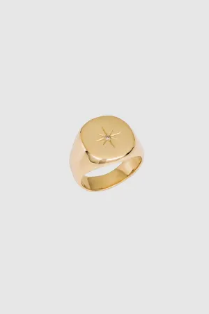 Signet Ring - 14k Gold