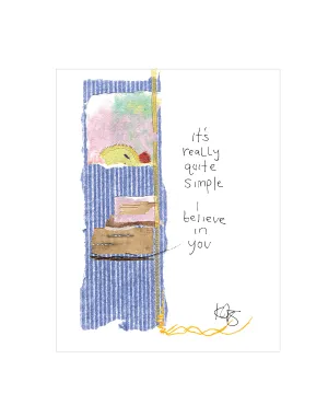 Simple 11 x 14 Matted Print
