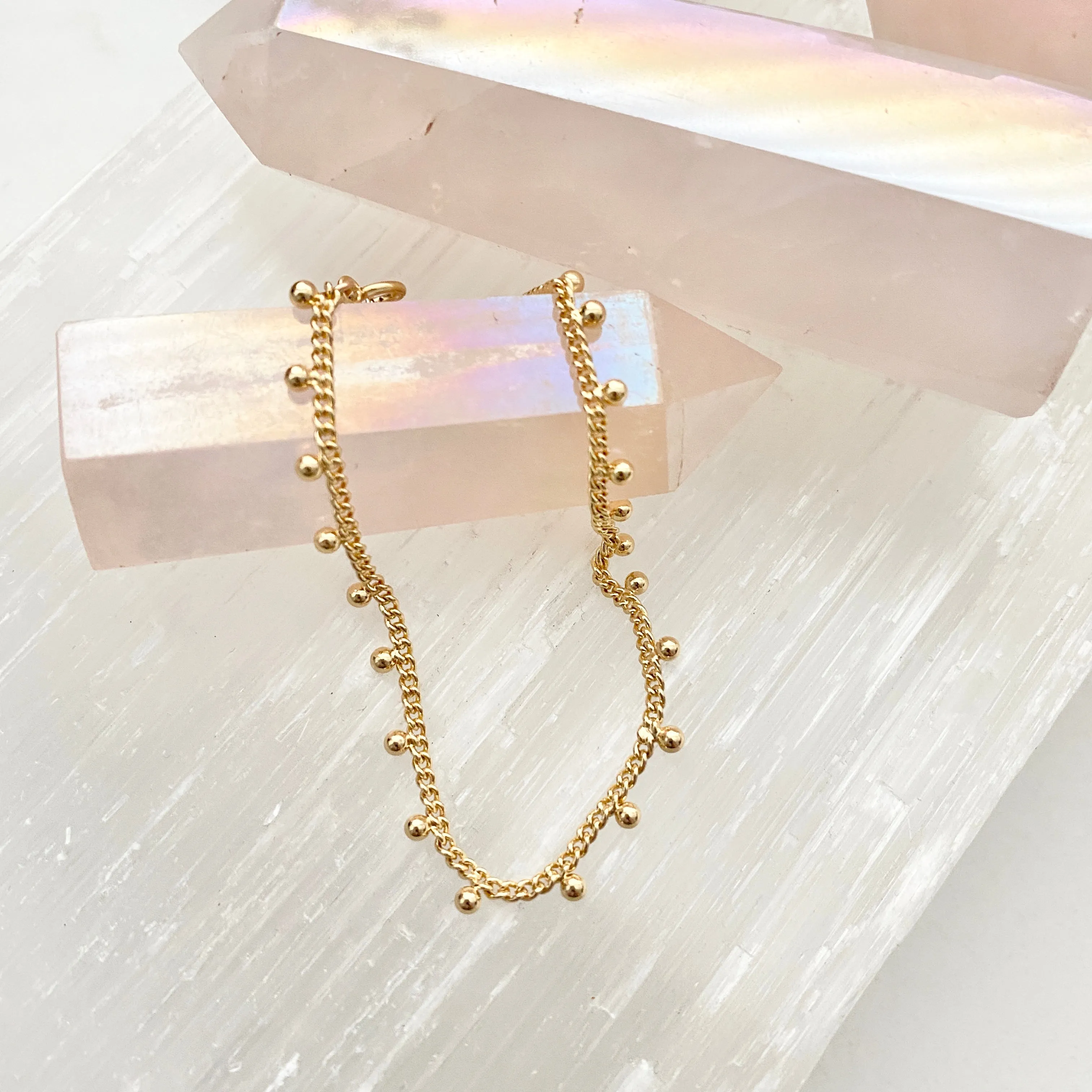 Simple Ball Lace Chain Bracelet