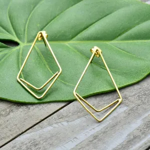 Simple Diamond Earrings