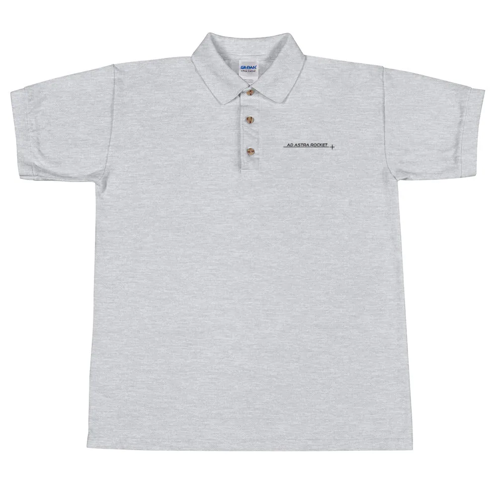 Simple logo Embroidered Polo Unisex (Grey)