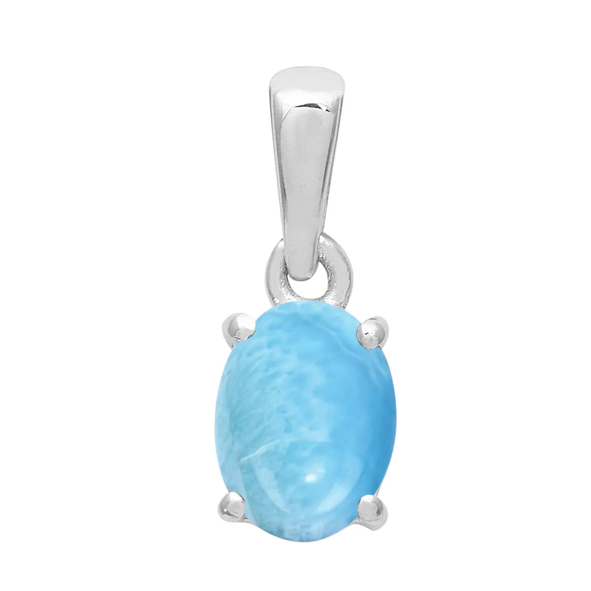 Simple Oval Cut Multi Choice Gemstone Pendant