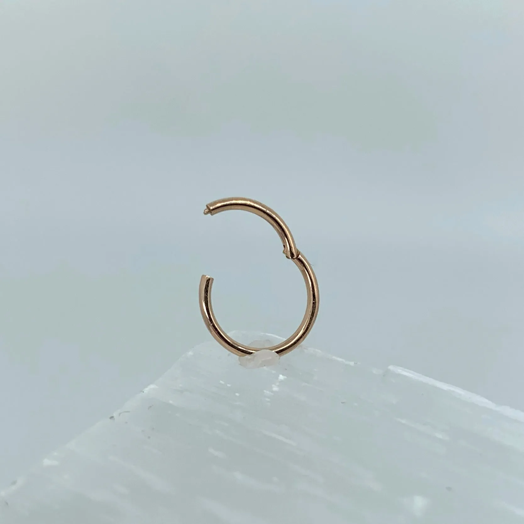 Simple Solid Gold Clicker Ring