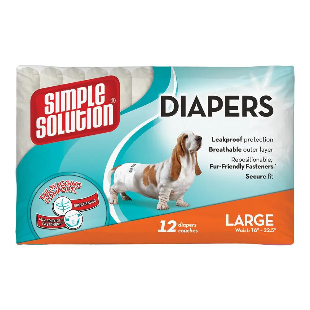 Simple Solution Disposable Diaper 12 pack