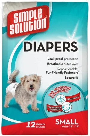 Simple Solution Disposable Diaper 12 pack