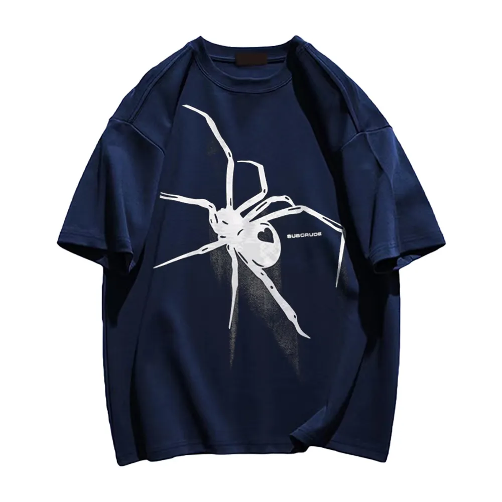 Simple Spider Print T-Shirt