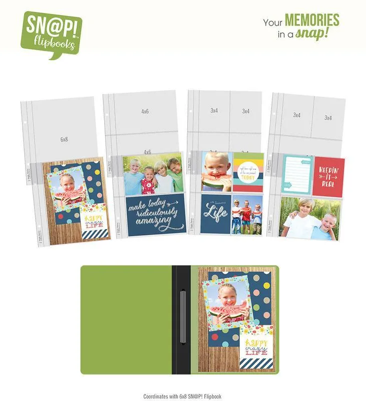 Simple Stories - 6x8 SN@P! Flipbooks - Vintage Floral
