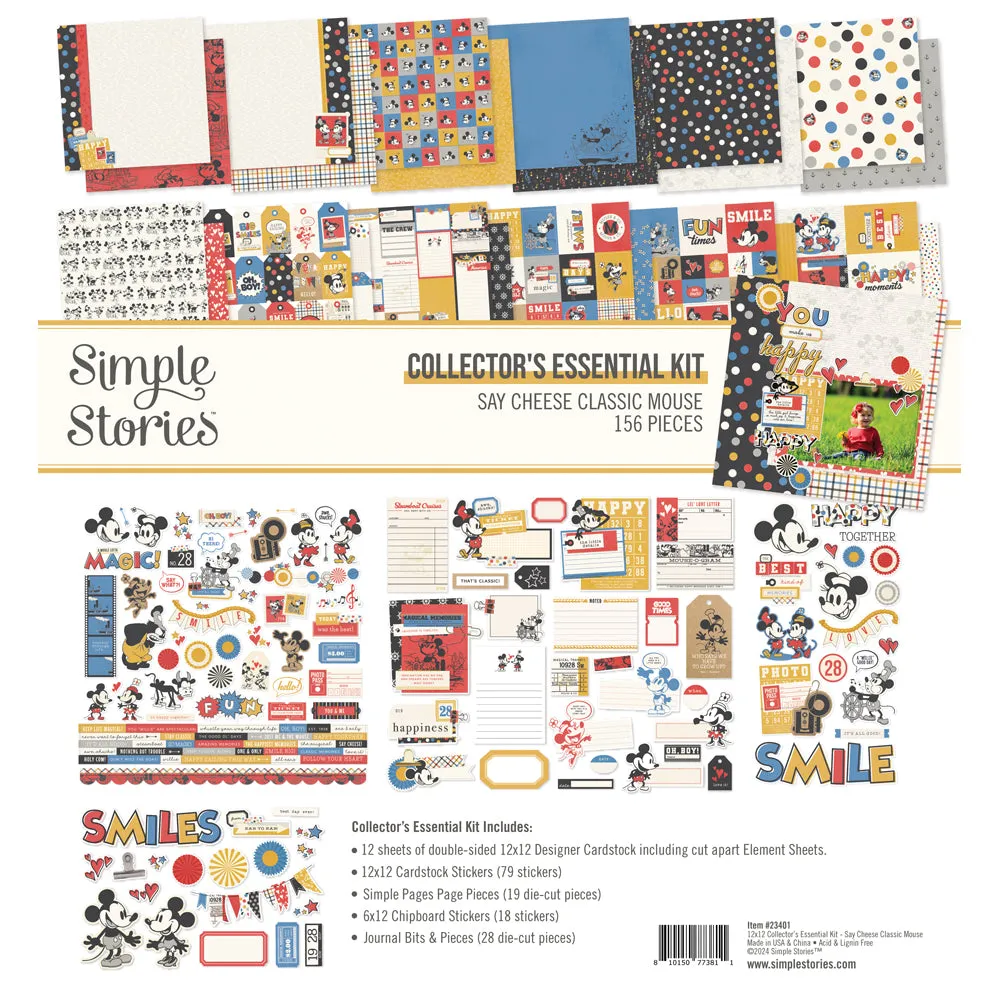 Simple Stories - Say Cheese Classic Mouse - Collector's Essential Kit