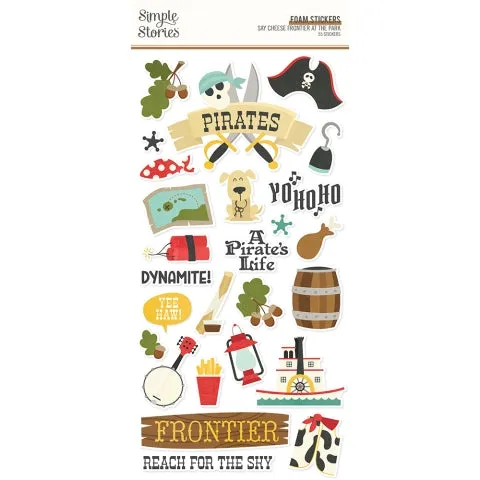 Simple Stories - Say Cheese Frontier At The Park - Foam Stickers