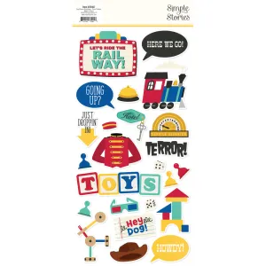 Simple Stories - Say Cheese Tinseltown - Foam Stickers