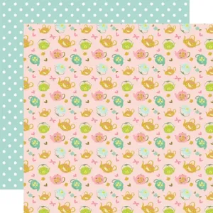 Simple Stories - Tea Garden - 12x12 Single Sheet - Tea Party