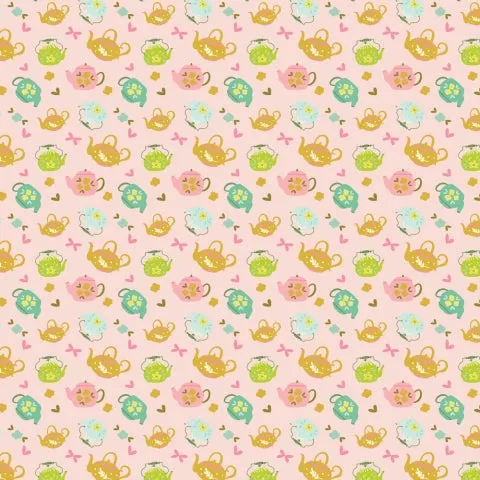 Simple Stories - Tea Garden - 12x12 Single Sheet - Tea Party