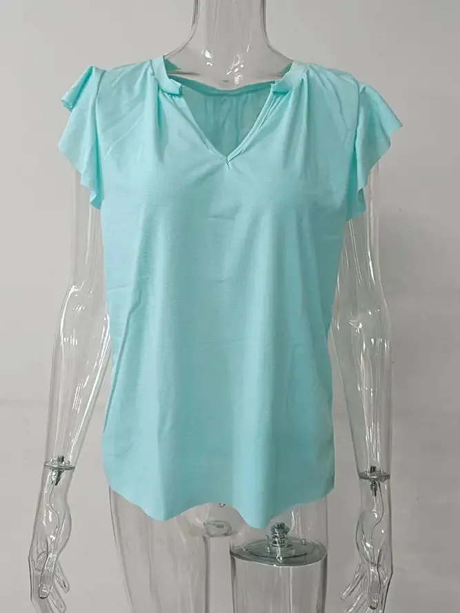 Simple V Neck Tee