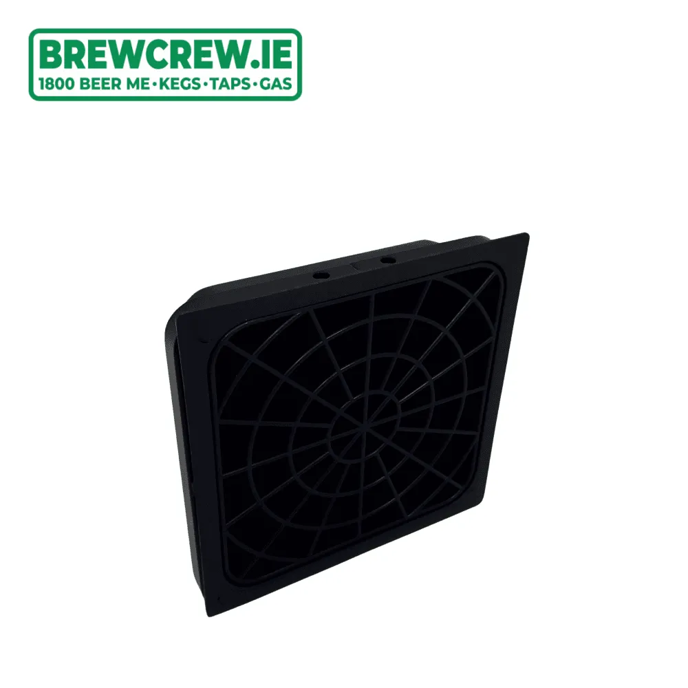 SINGLE 6" DRIP TRAY HOLDER   6" Black Plastic Drip Tray