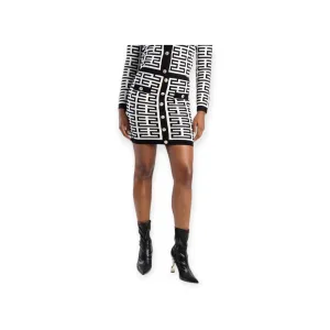 Sissy Boy Iuma Patterned Skirt Black/White