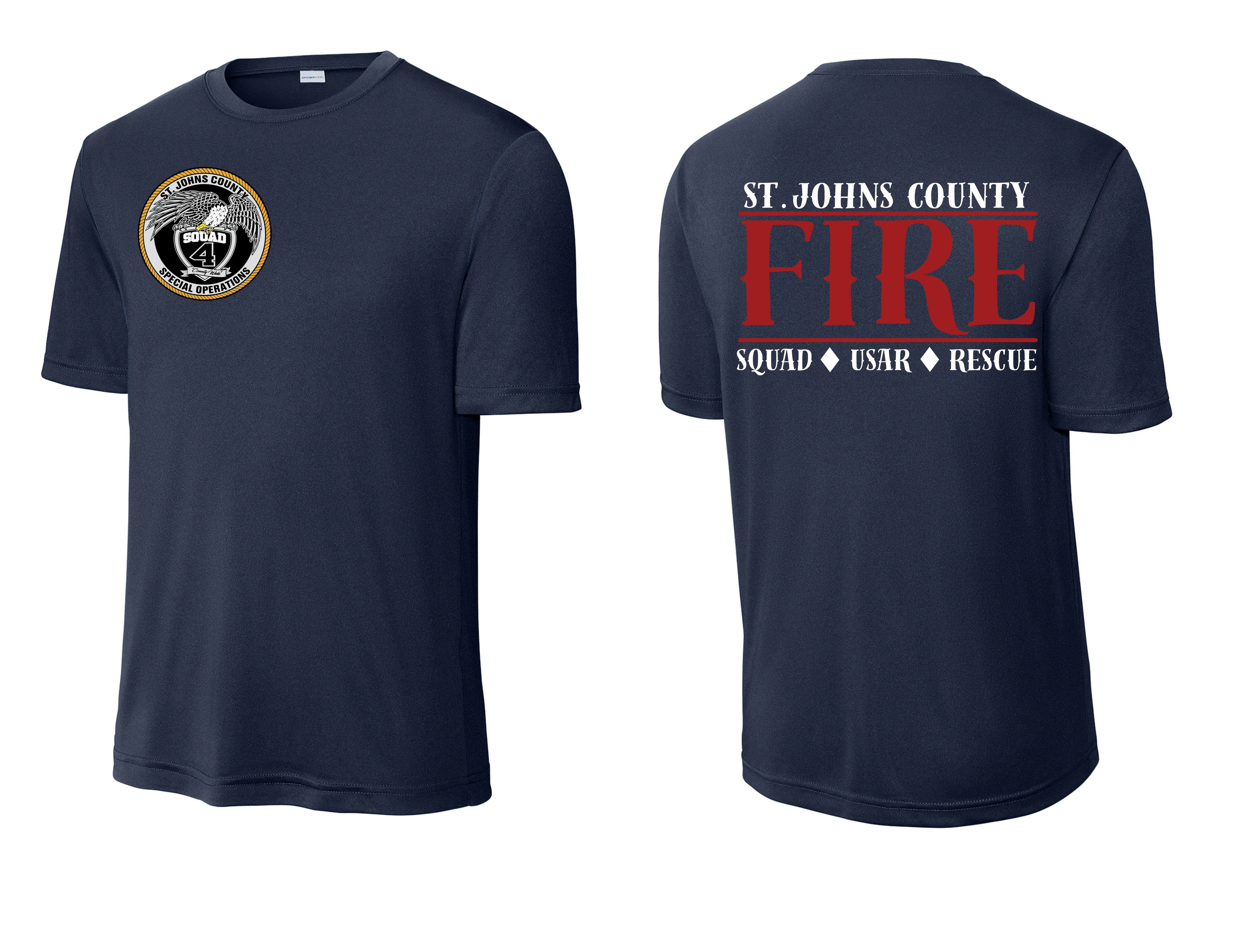 SJCFR Station 4 Short Sleeve Drifit Shirt
