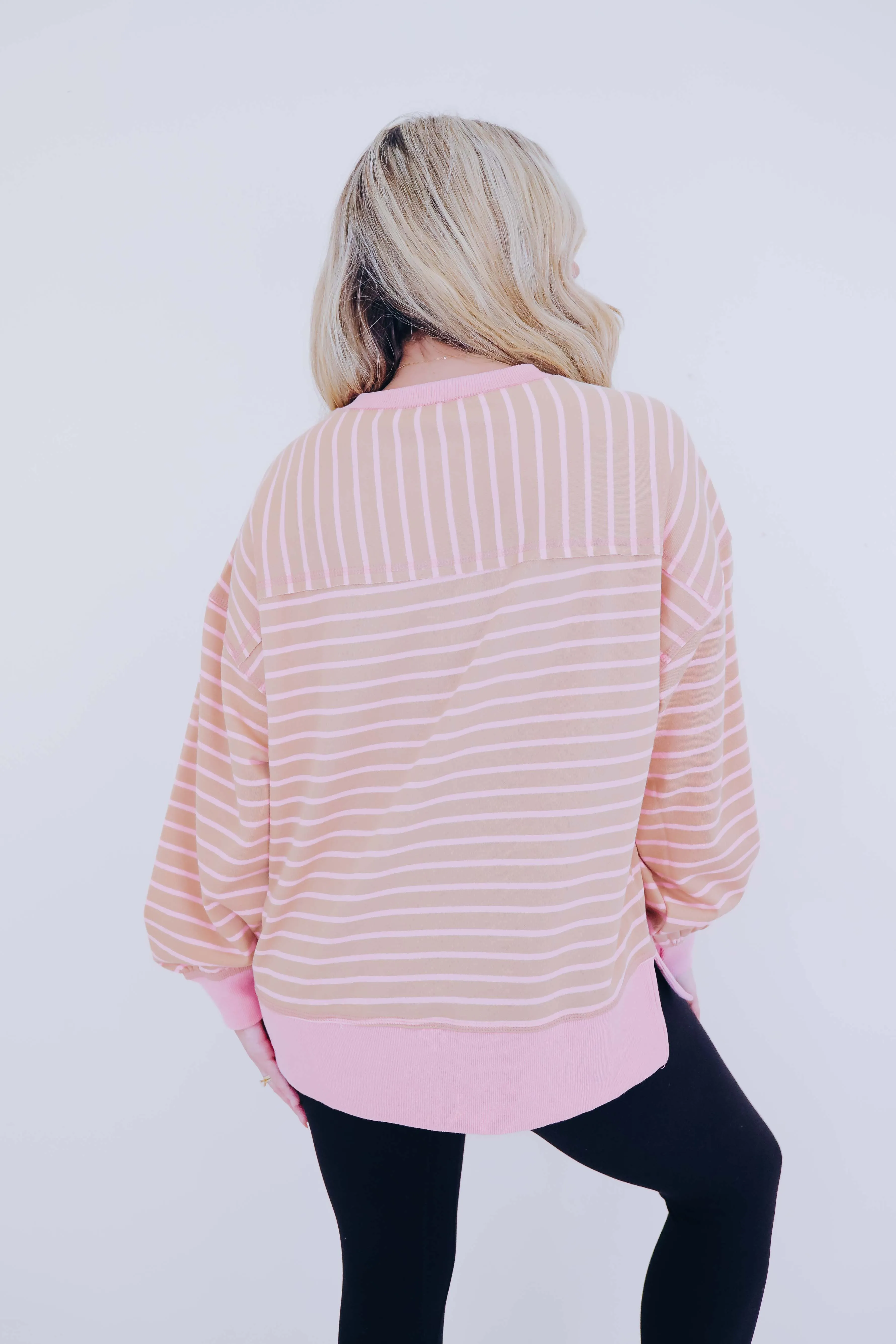 ***Skylar Striped Long Sleeve Top SAMPLE