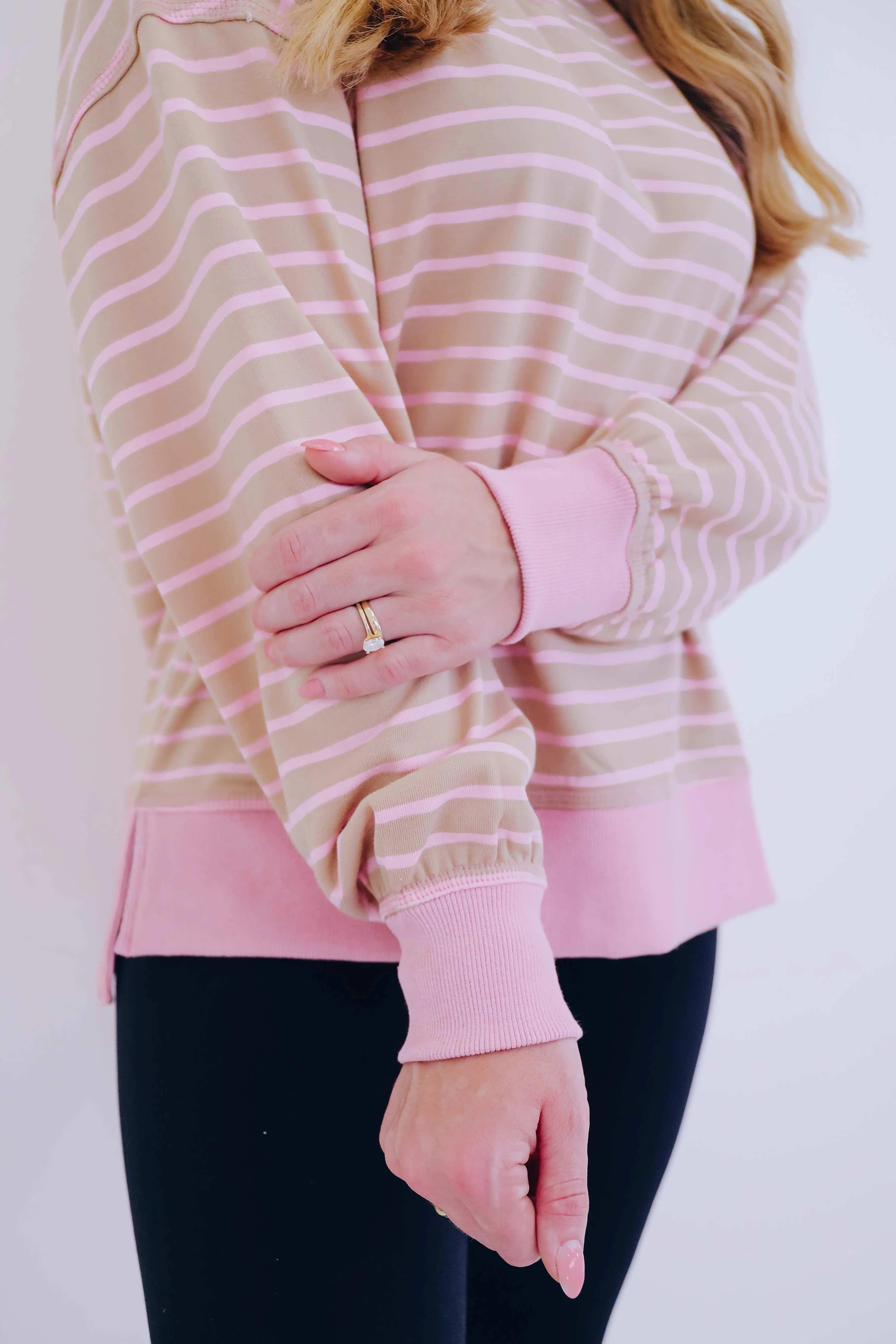 ***Skylar Striped Long Sleeve Top SAMPLE