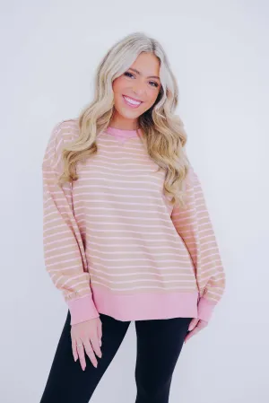 ***Skylar Striped Long Sleeve Top SAMPLE