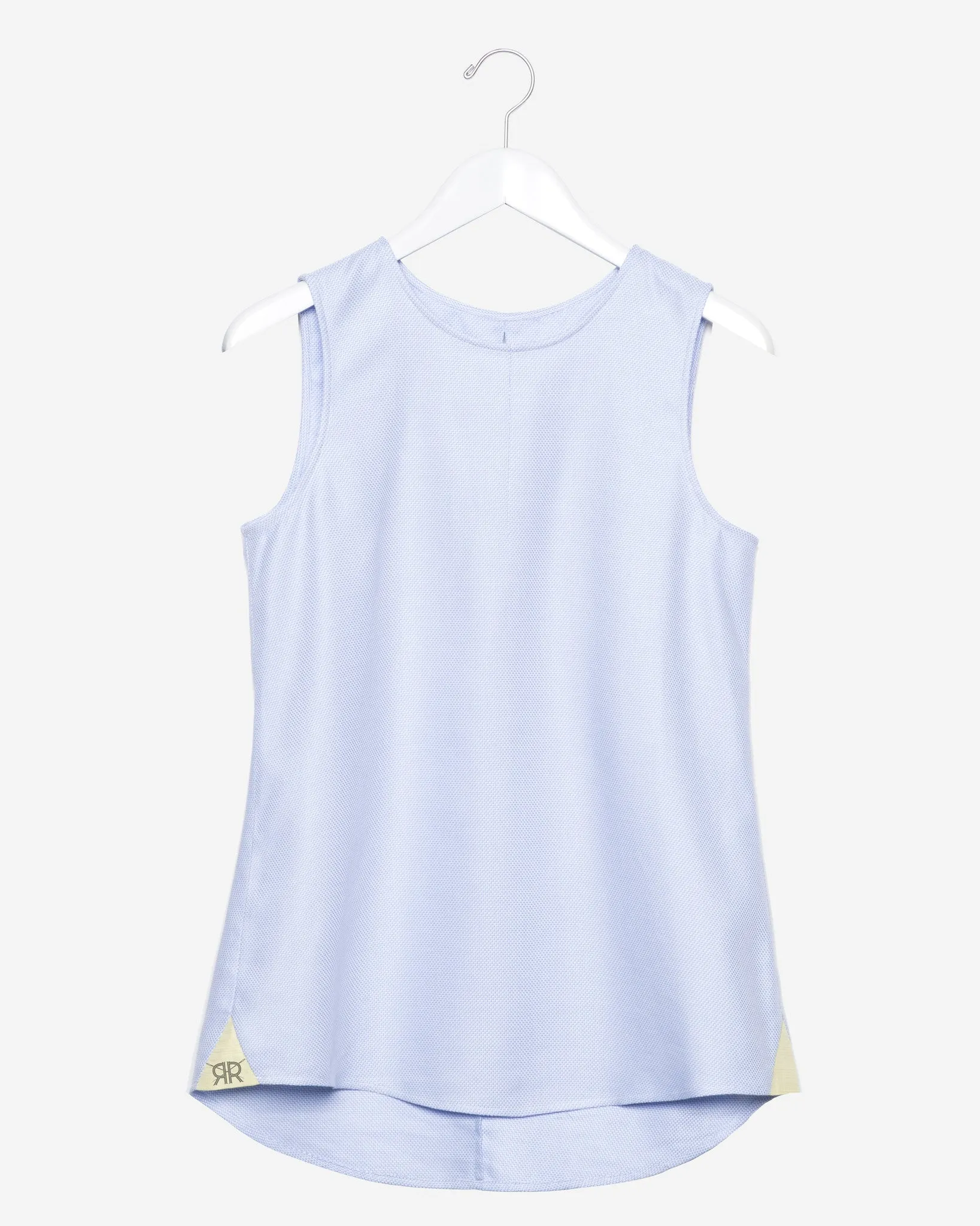 Sleeveless - Blue and White Chevron