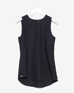 Sleeveless - Ink Oxford