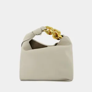 Small Chain Hobo Bag - J.W. Anderson -  Off-White - Leather