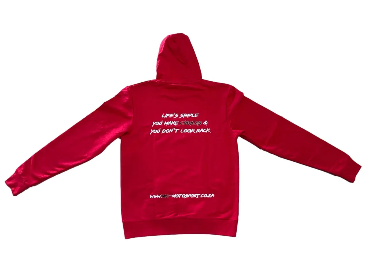 Small - MC Motosport Hoodie - Life Is Simple Quote
