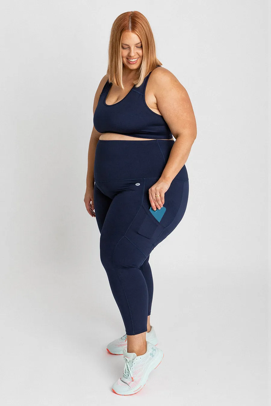 Smart Pocket Move 7/8 Length Legging - Navy
