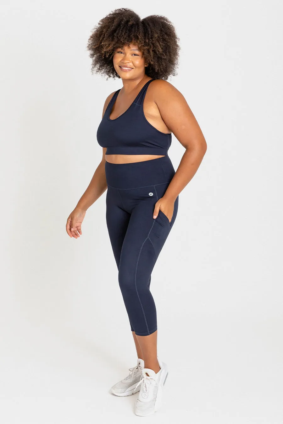 Smart Pocket Move 7/8 Length Legging - Navy