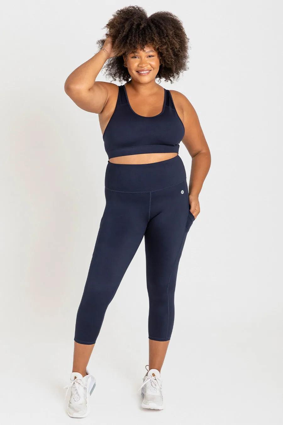 Smart Pocket Move 7/8 Length Legging - Navy