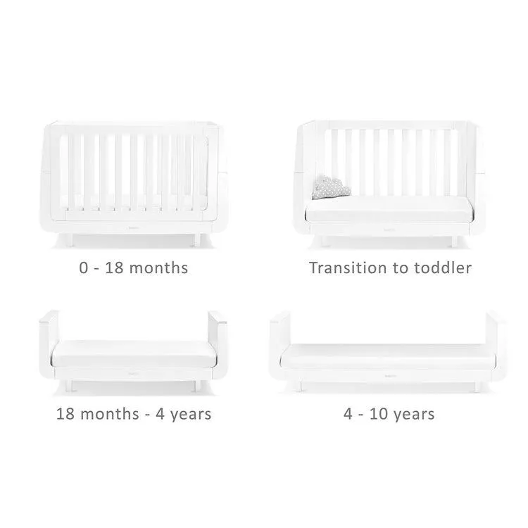 SnuzKot Mode 2 Piece Nursery Furniture Set - White
