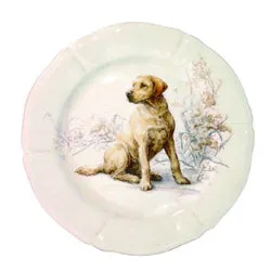 Sologne Dessert Plate Labrador