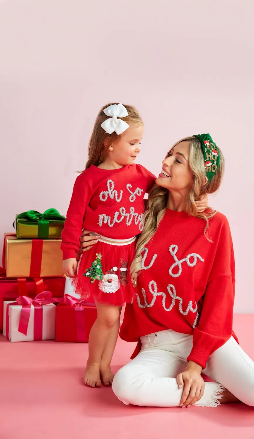 SPARKLE SWEATER-RD