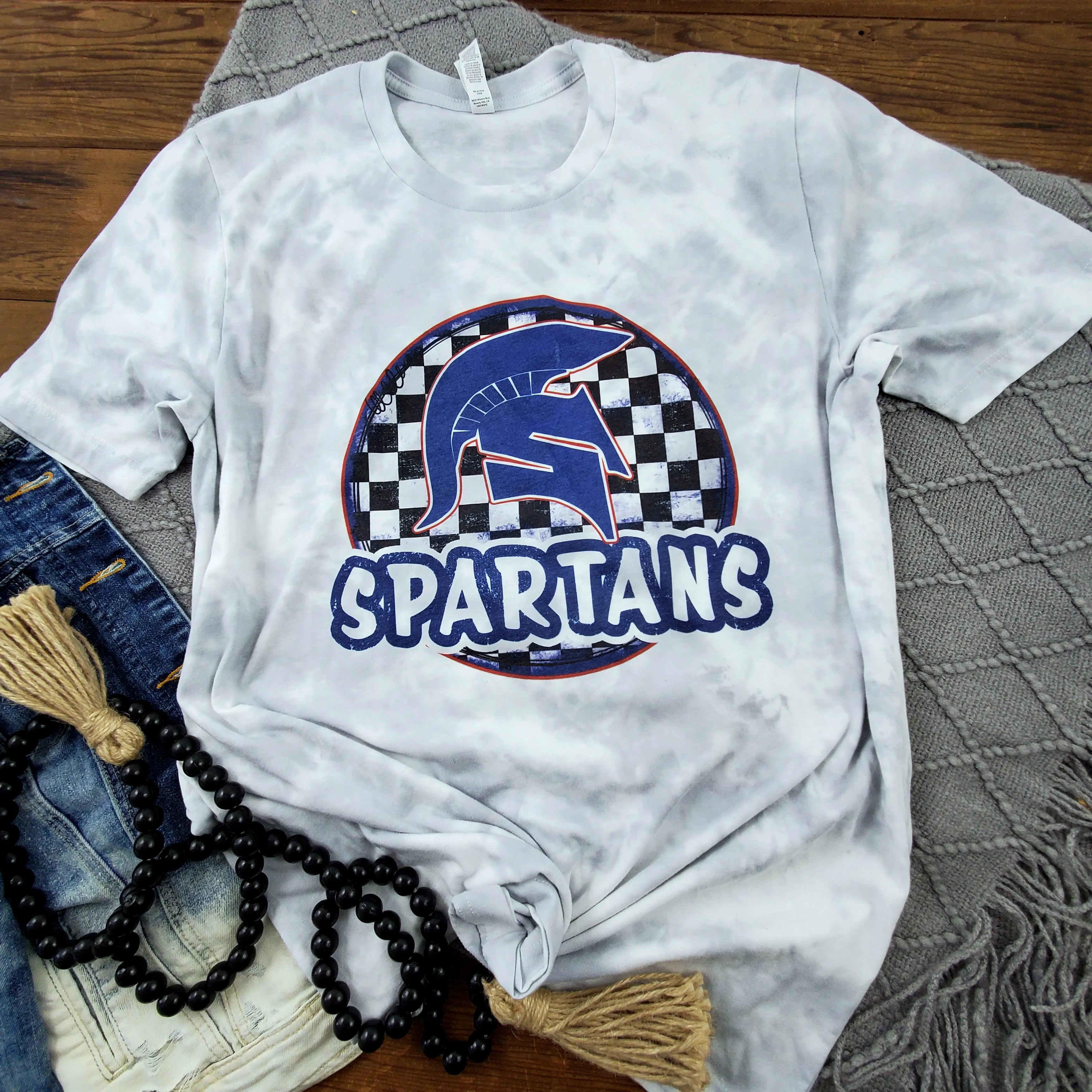 Spartans checkered