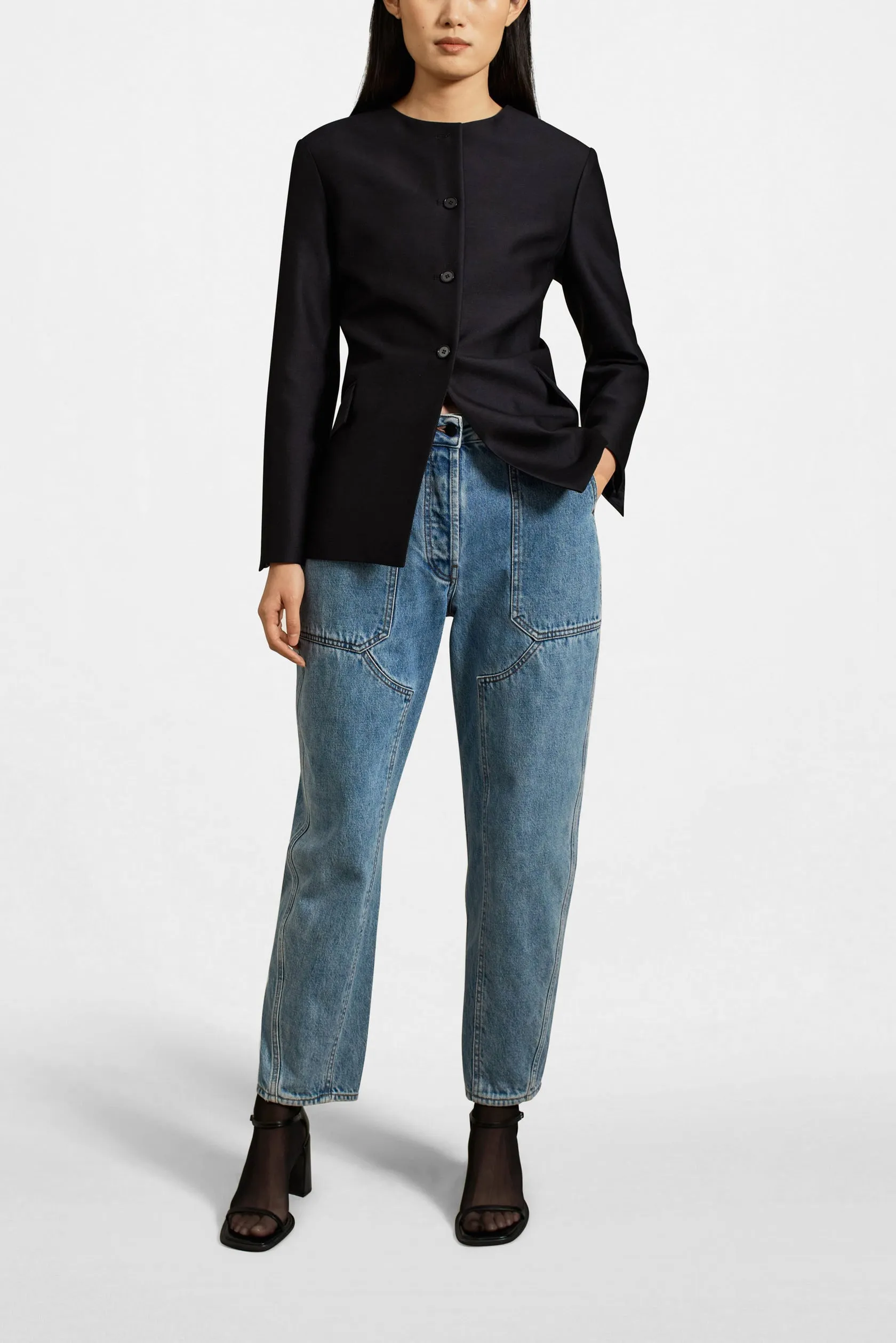 Spencer Twisted Seam Jean in River Wash