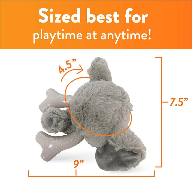 Spunky Pup Knuckleheads Plush Chew Toy Elephant