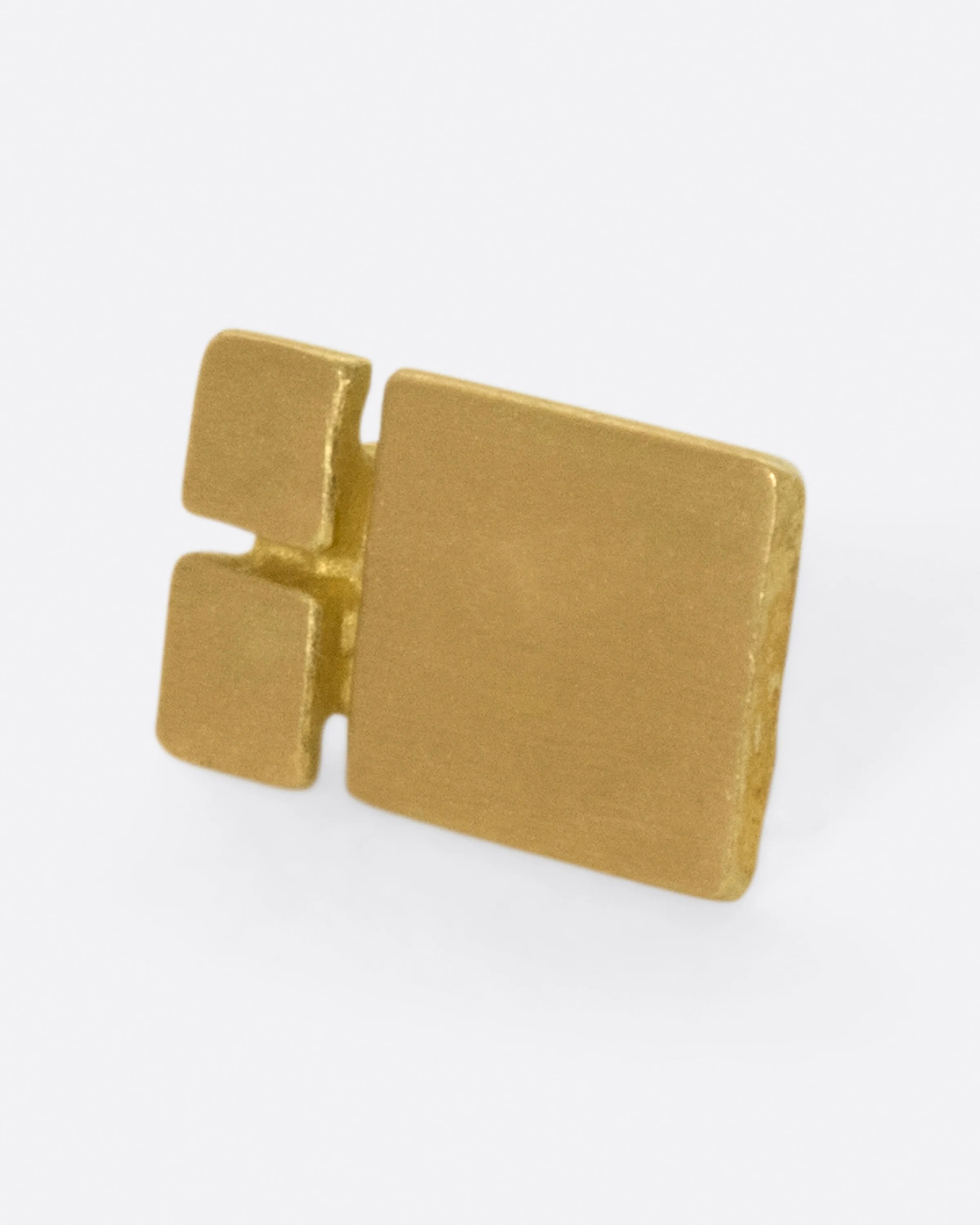 Square on Two Squares Threadless Earring