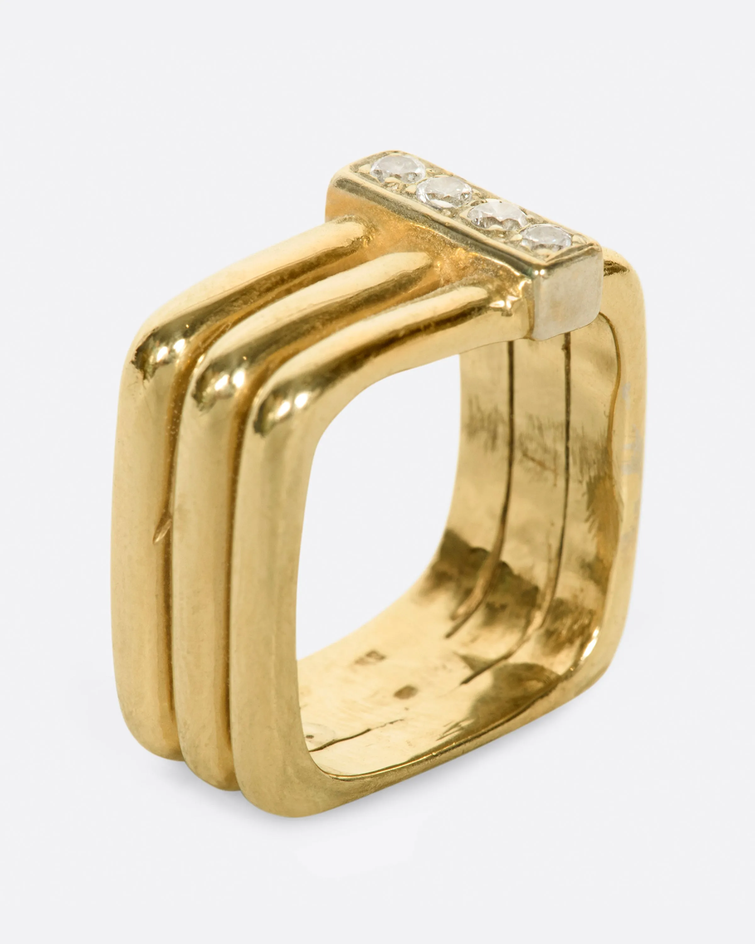 Stacked Square Ring