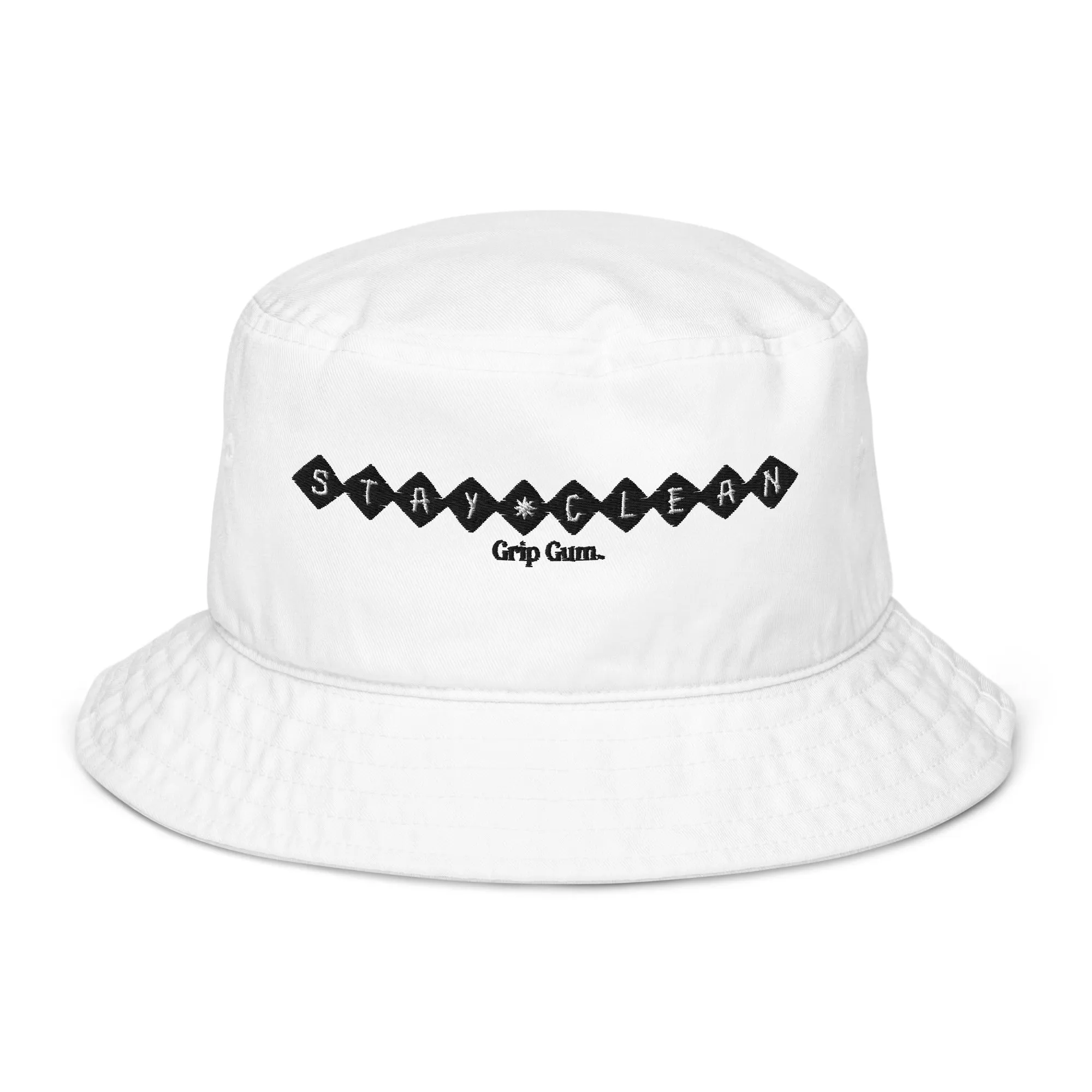 Stay Clean Retro Organic Bucket Hat