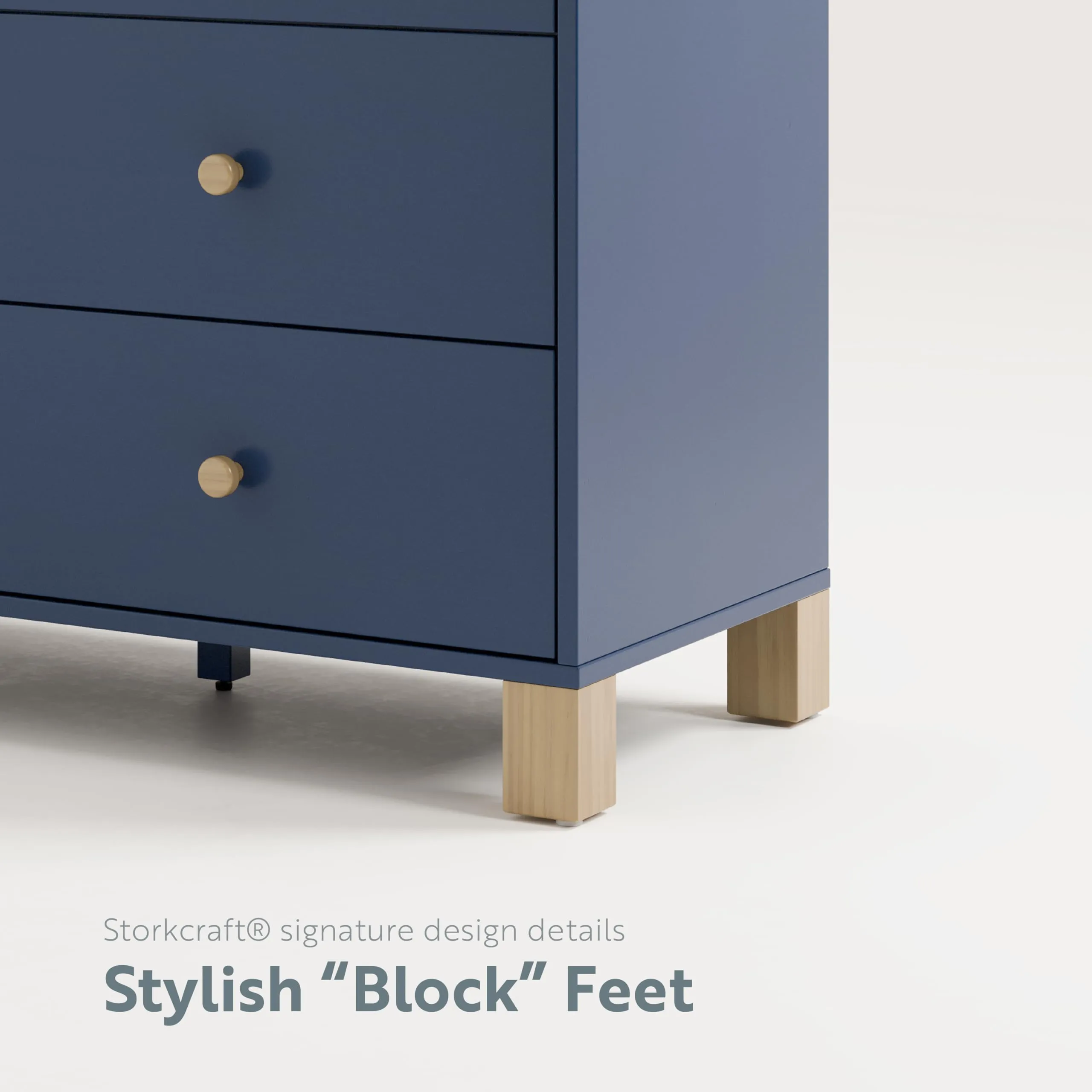 Storkcraft 3 Drawer Combo Dresser