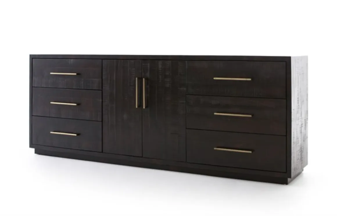 SUKI LARGE MEDIA CONSOLE, BURNISHED BLACK