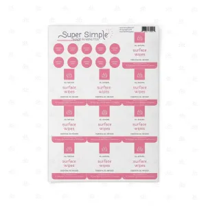 Super Simple : Made in Minutes - Surface Wipes Labels