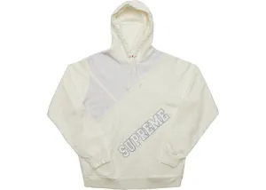 Supreme "Diagonal" Hoodie White