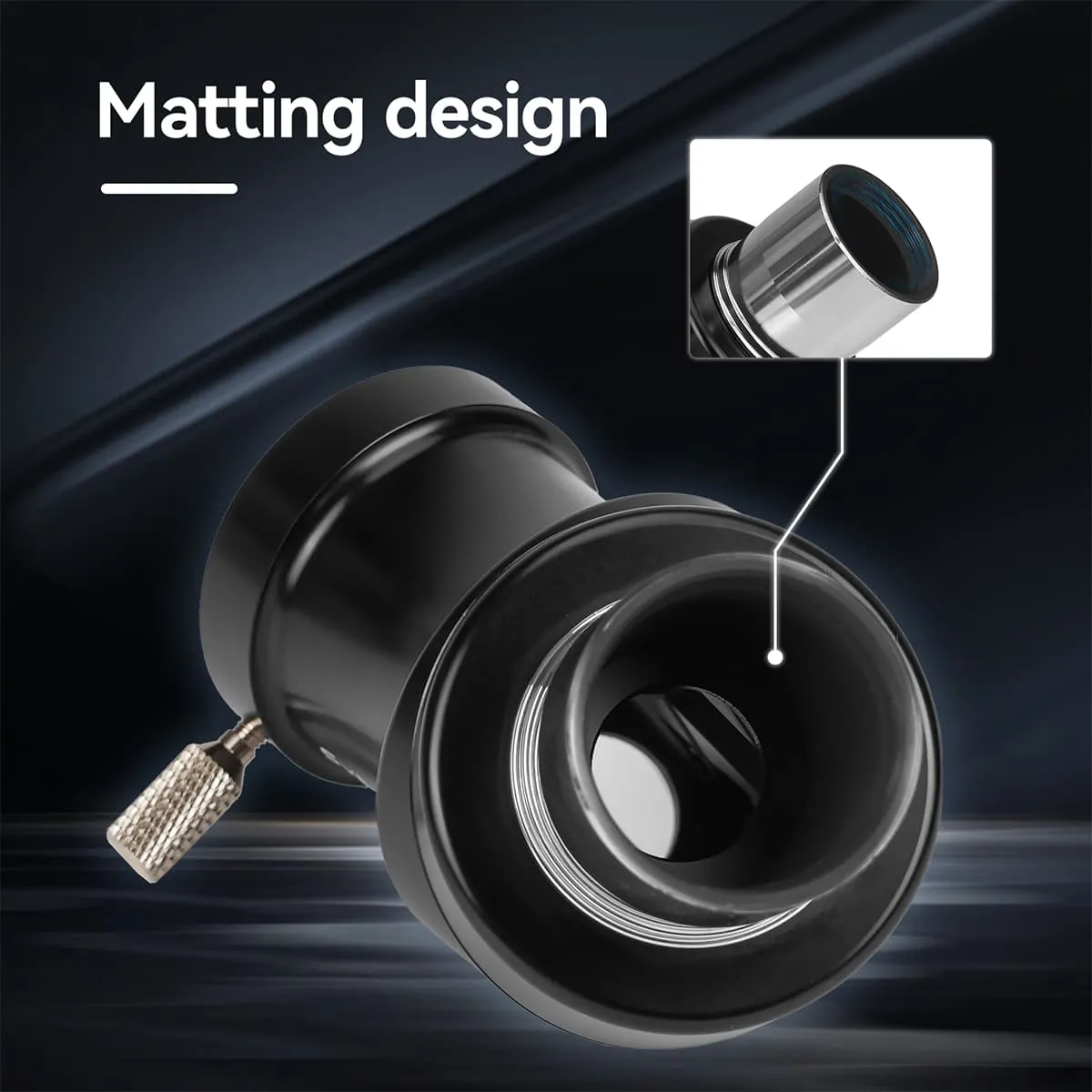 SV222 Correct Image Prism Diagonal 45 Degree 1.25-inch Fully Multi-Coated Metal for Refractor Telescope - W9179A