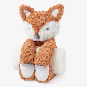 Swirl Fox Bedtime Huggie Plush Toy with Blanket