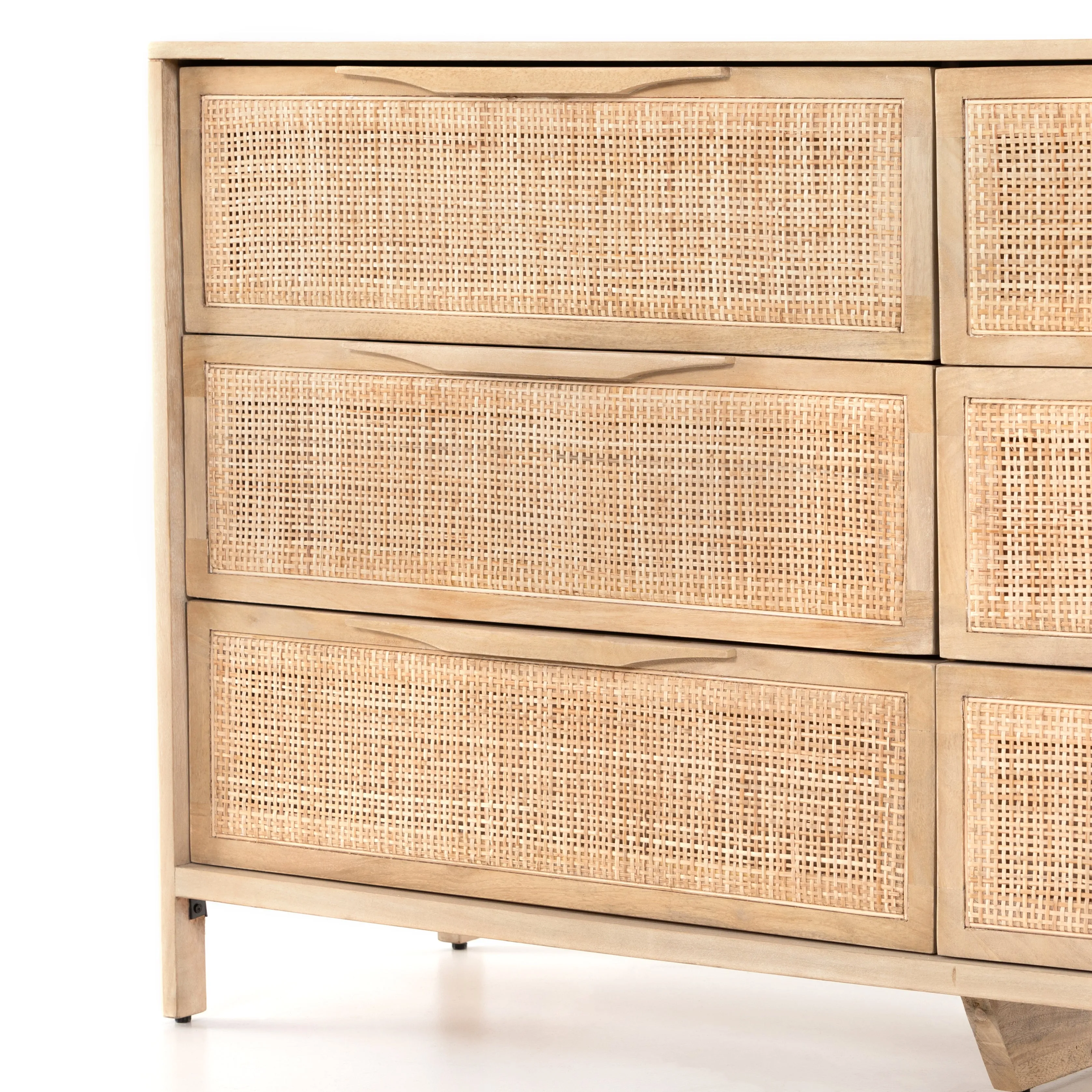 Sydney 6 Drawer Dresser-Natural