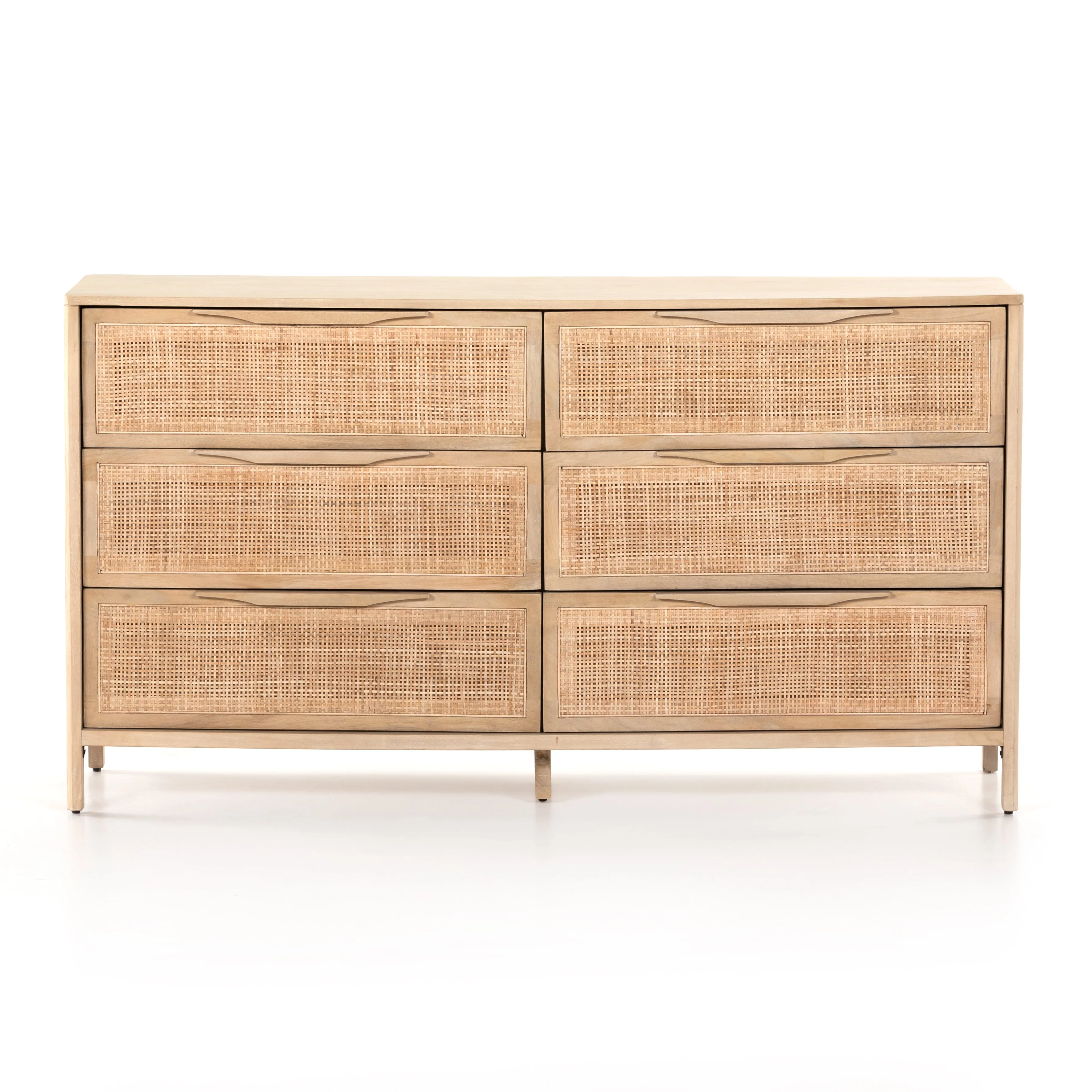 Sydney 6 Drawer Dresser-Natural
